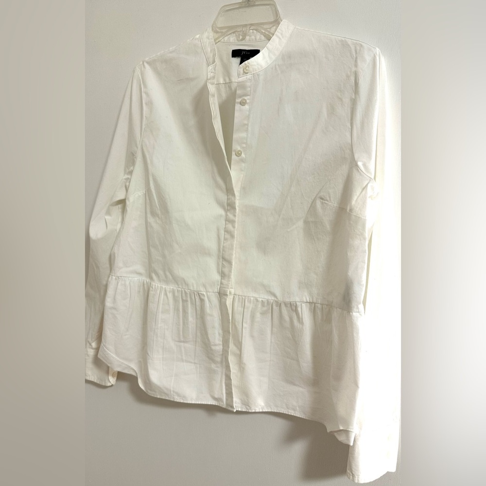 J.Crew Women’s White Button Down